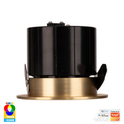 Havit Lighting Prime Brass Coloured Fixed RGBCW WIFI LED Downlight