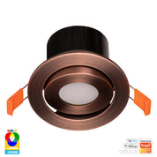 Havit Lighting Prime Antique Brass Tilt RGBCW WIFI LED Downlight
