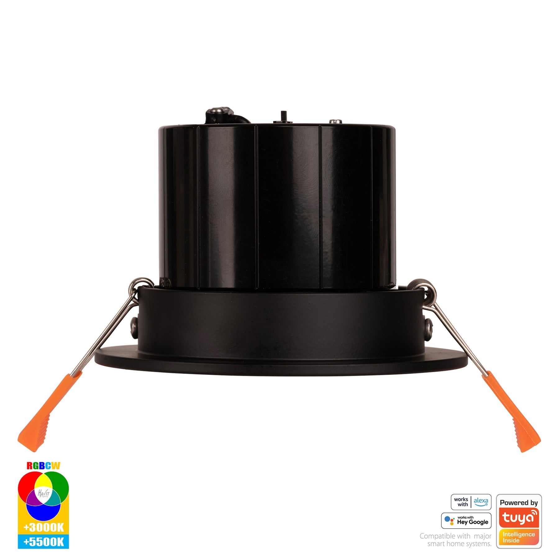 Havit Lighting Prime Black Tilt RGBCW WIFI LED Downlight
