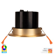Havit Lighting Prime Brass Coloured Tilt RGBCW WIFI LED Downlight