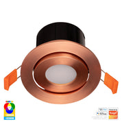 Havit Lighting Prime Copper Coloured Tilt RGBCW WIFI LED Downlight
