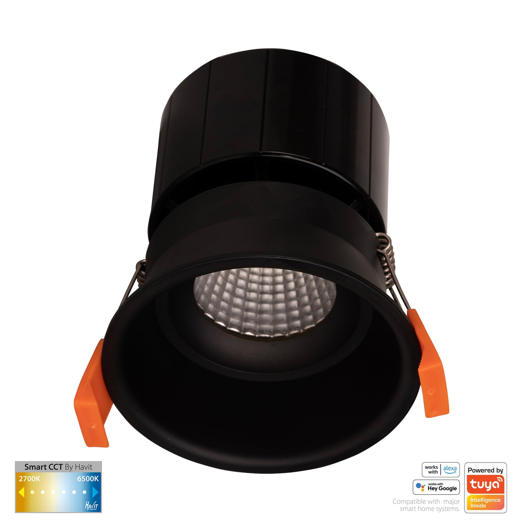 Havit Lighting Prime Black Fixed Deep CCT WIFI LED Downlight