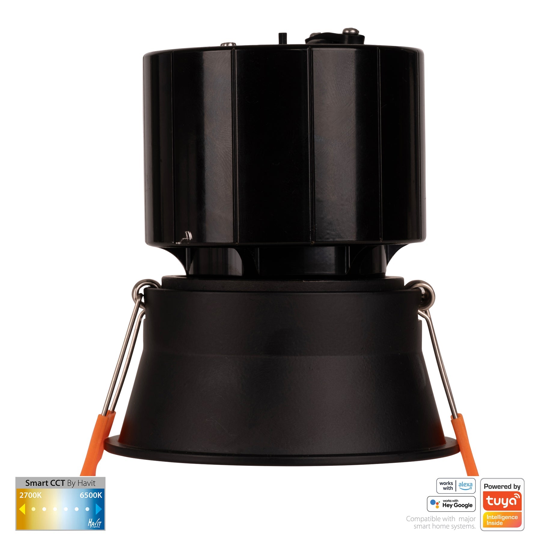 Havit Lighting Prime Black Fixed Deep CCT WIFI LED Downlight