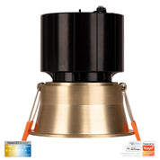 Havit Lighting Prime Brass Coloured Fixed Deep CCT WIFI LED Downlight
