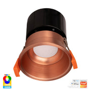 Havit Lighting Prime Copper Coloured Fixed Deep RGBCW WIFI LED Downlight