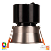Havit Lighting Prime Nickel Coloured Fixed Deep RGBCW WIFI LED Downlight