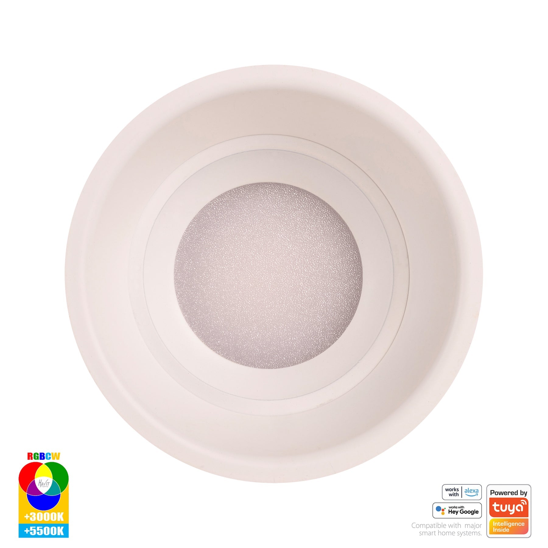 Havit Lighting Prime White Fixed Deep RGBCW WIFI LED Downlight
