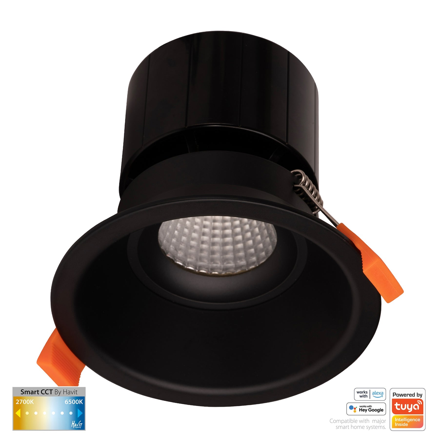 Havit Lighting Prime Black Fixed Deep CCT WIFI LED Downlight