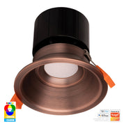 Havit Lighting Prime Antique Brass Fixed Deep RGBCW WIFI LED Downlight