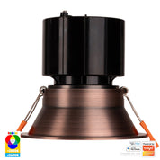 Havit Lighting Prime Antique Brass Fixed Deep RGBCW WIFI LED Downlight