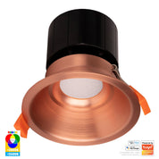 Havit Lighting Prime Copper Coloured Fixed Deep RGBCW WIFI LED Downlight