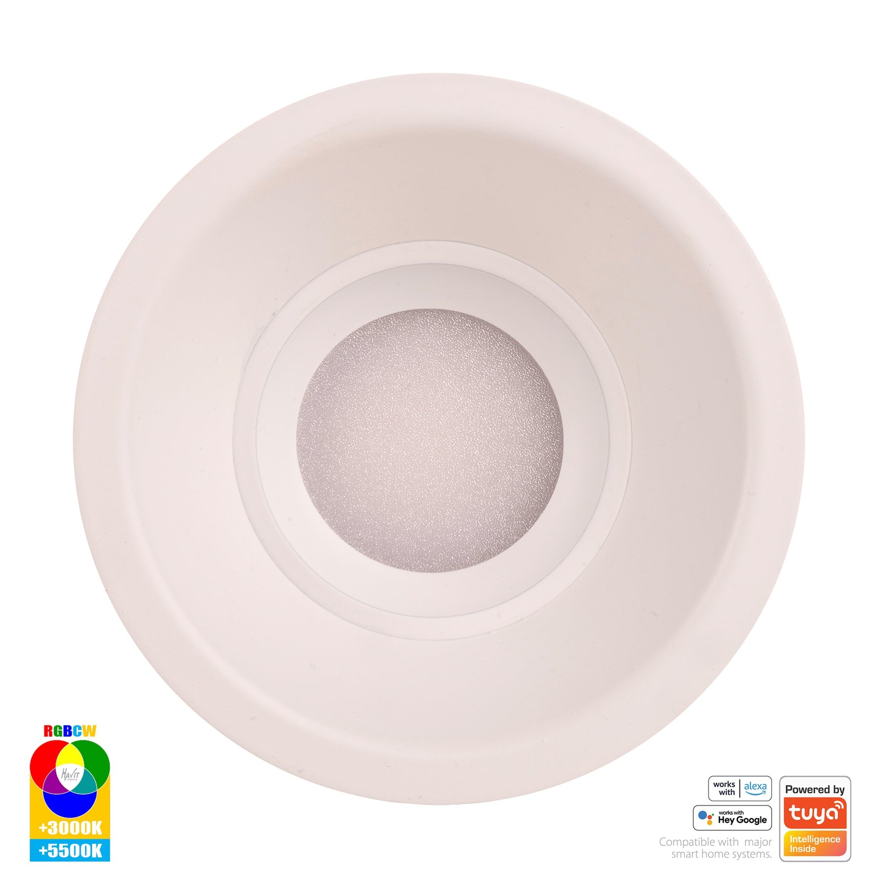 Havit Lighting Prime White Fixed Deep RGBCW WIFI LED Downlight