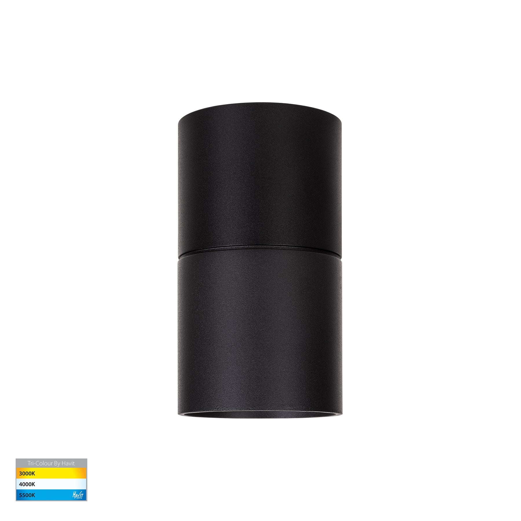 Havit Lighting Nella Black 7w Surface Mounted LED Downlight with Extension