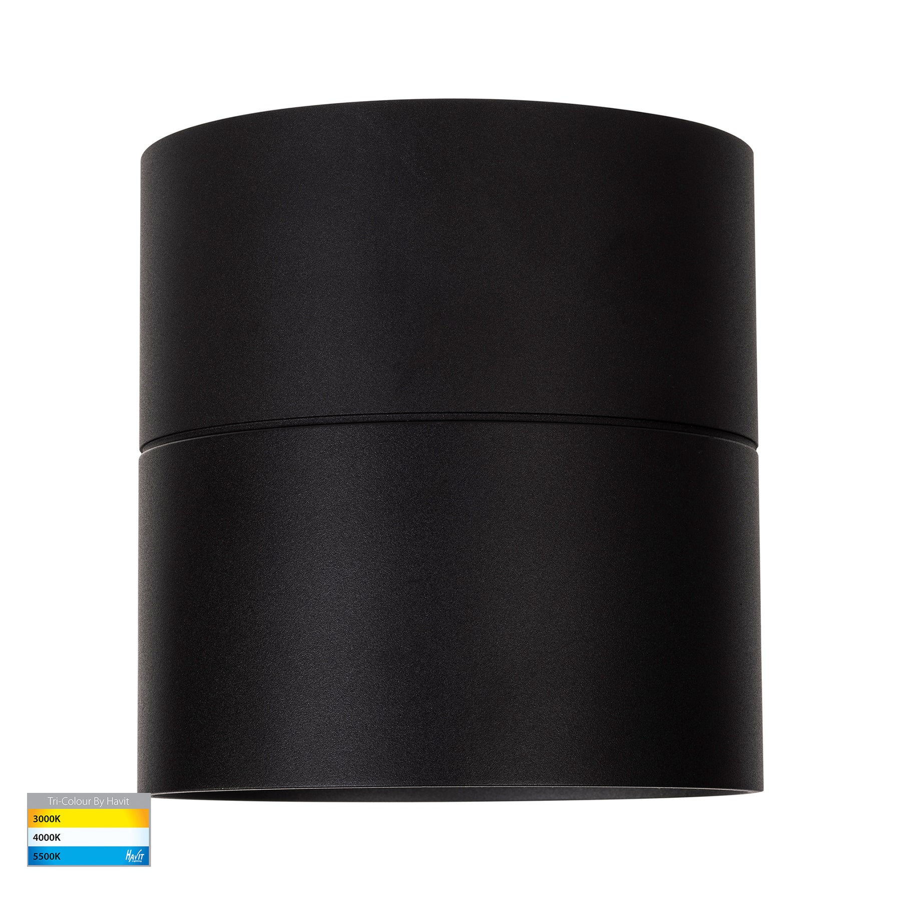 Havit Lighting Nella Black 18w Surface Mounted LED Downlight with Extension