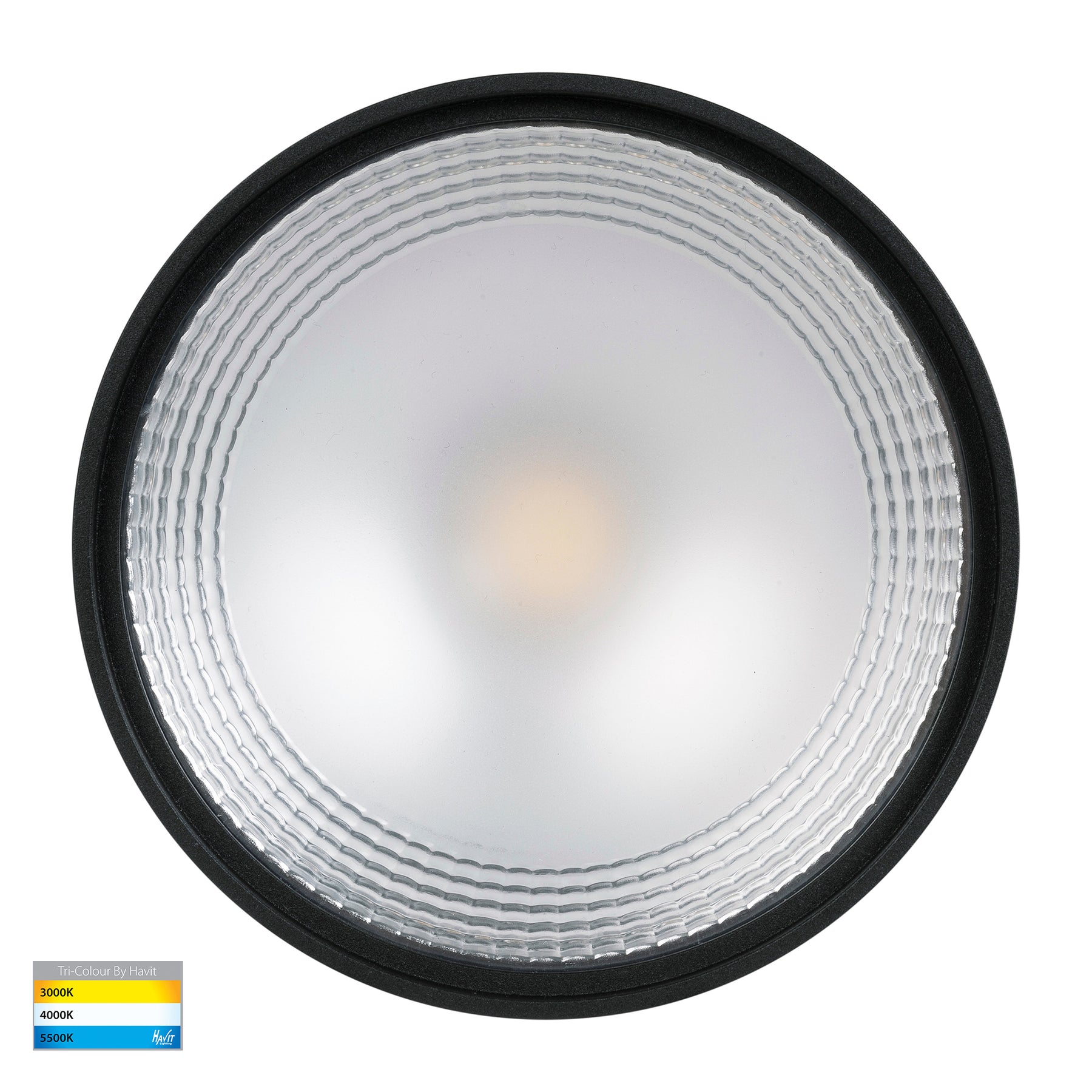 Havit Lighting Nella Black 18w Surface Mounted LED Downlight with Extension