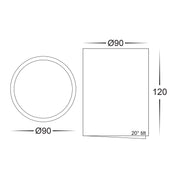 Havit Lighting Nella 12w LED Black Adjustable Surface Mounted Downlight
