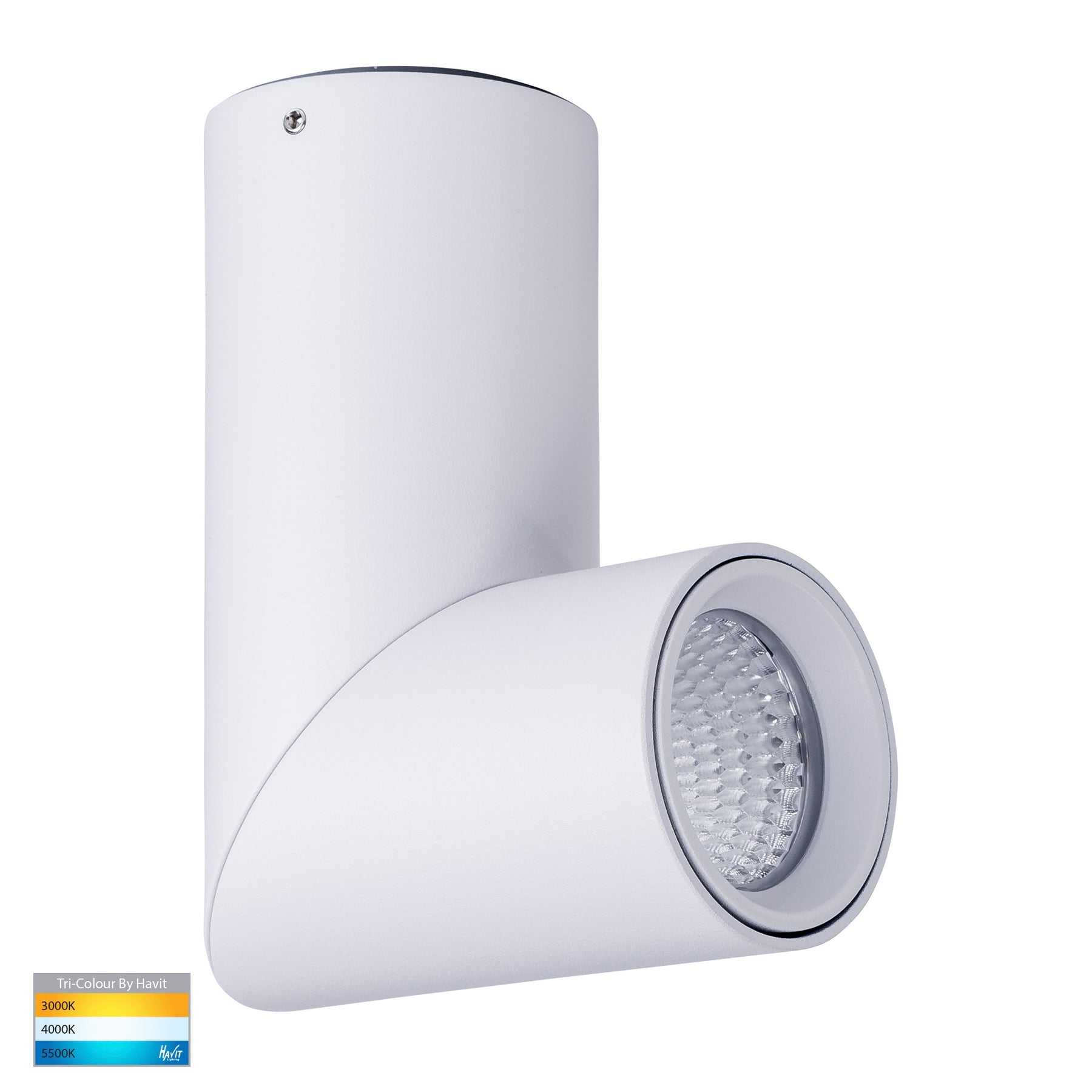 Havit Lighting Nella White 7w Surface Mounted Rotatable LED Downlight