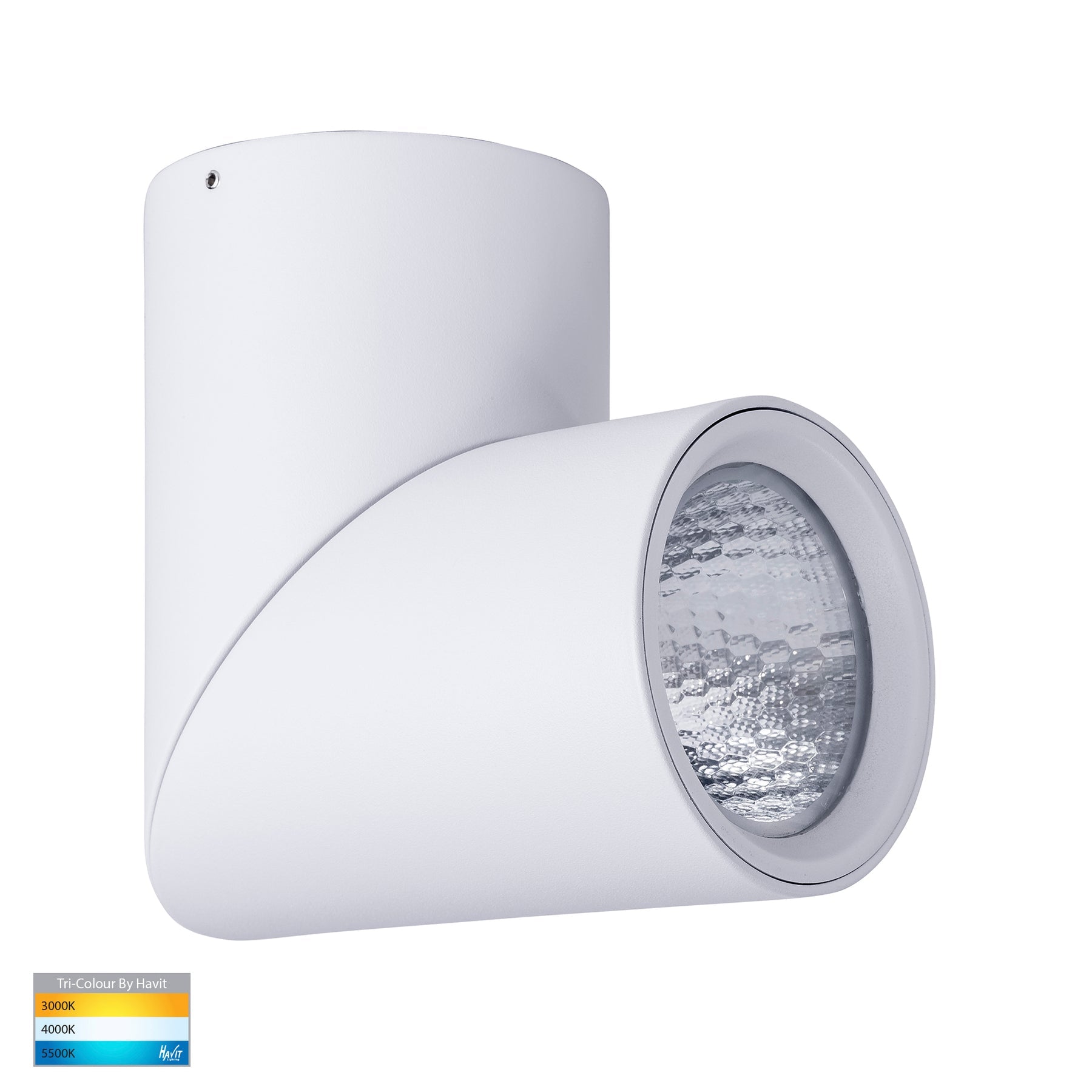 Havit Lighting Nella White 18w Surface Mounted Rotatable LED Downlight