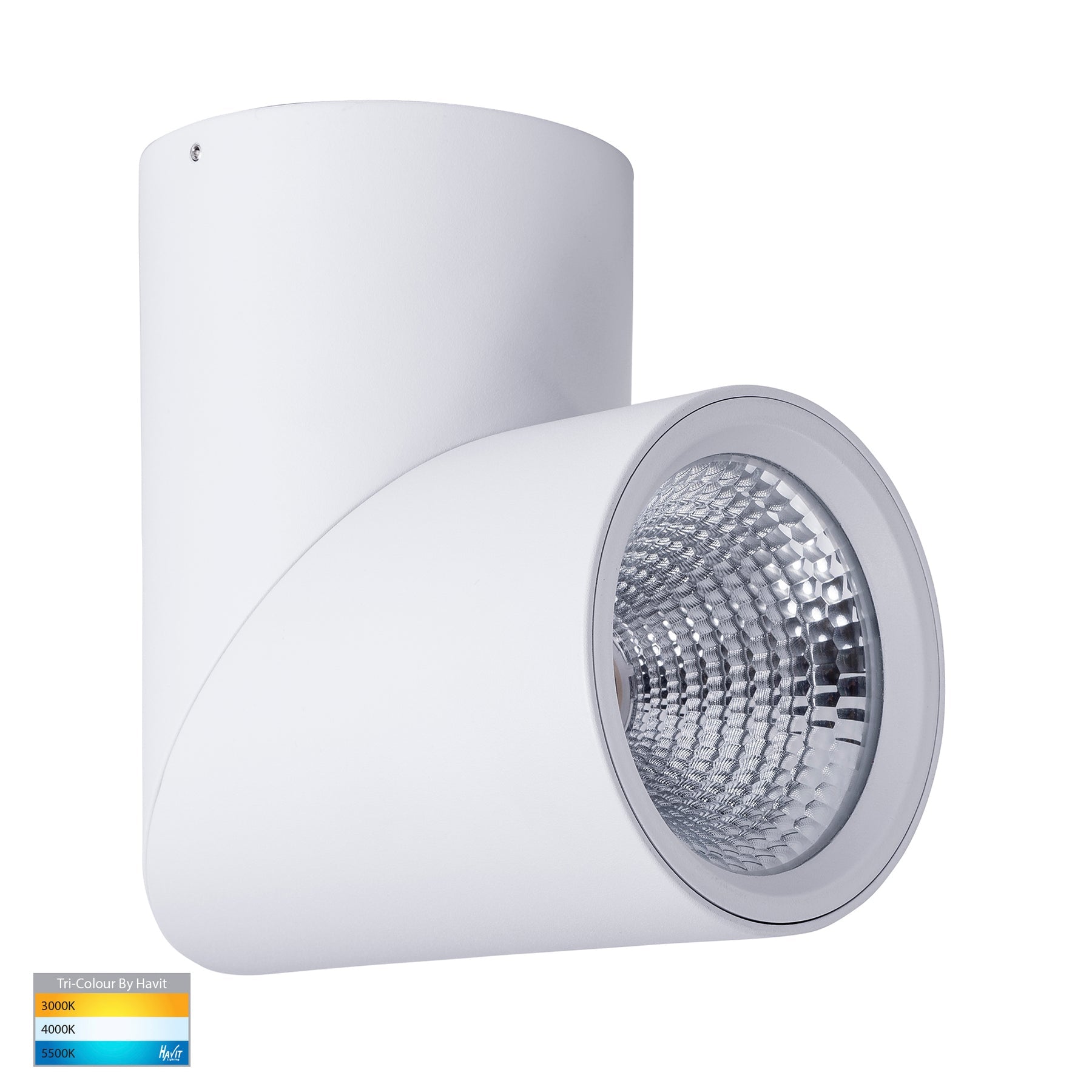 Havit Lighting Nella White 24w Surface Mounted Rotatable LED Downlight