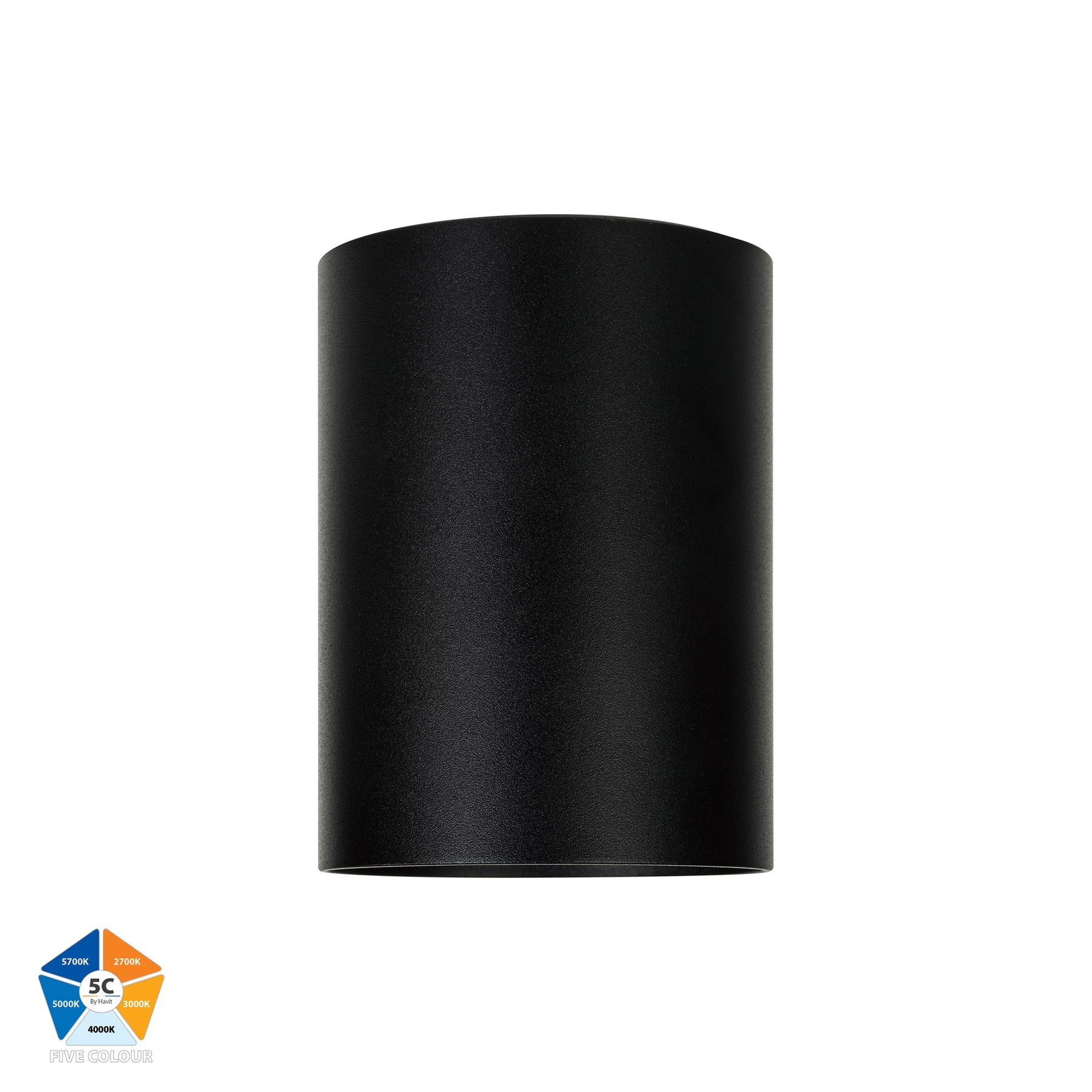 Havit Lighting Nella Black 12w Surface Mounted LED Downlight
