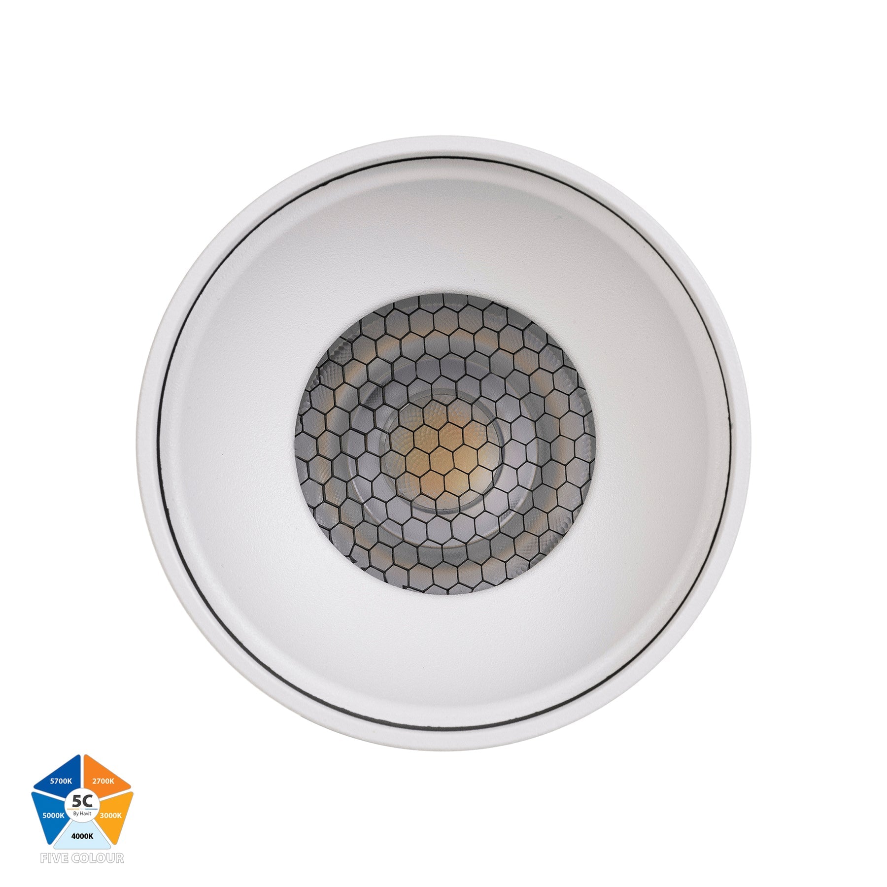 Havit Lighting Nella White 18w Surface Mounted LED Downlight