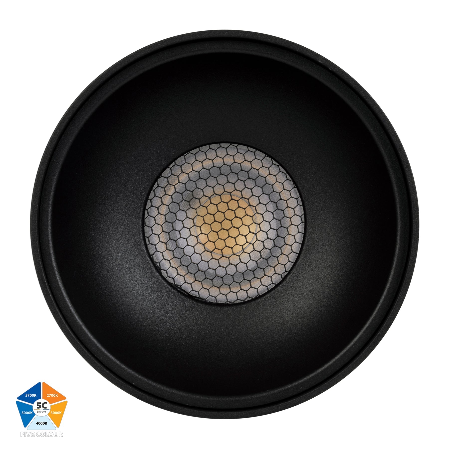 Havit Lighting Nella Black 24w Surface Mounted LED Downlight