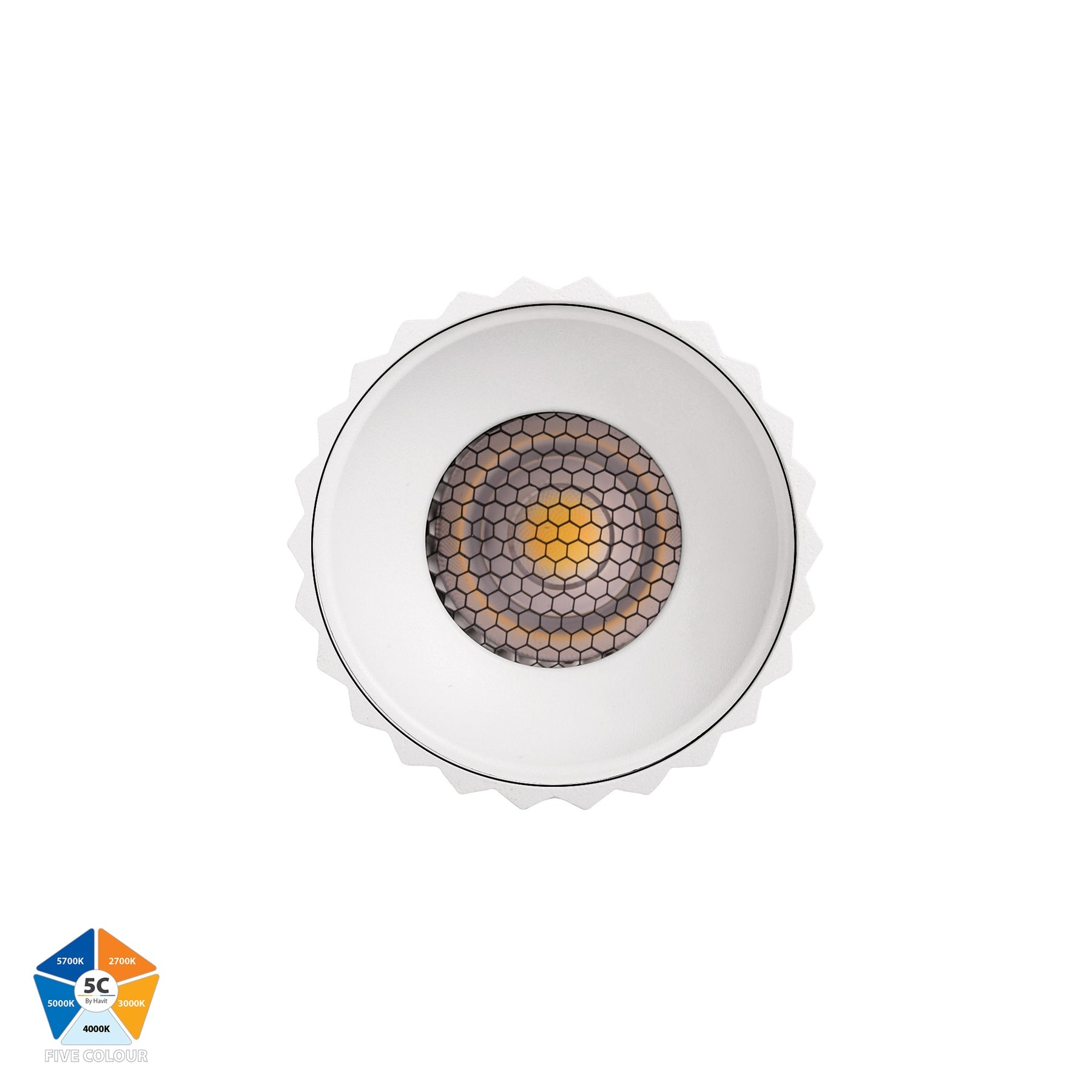 Havit Lighting Nella White 7w Surface Mounted LED Downlight