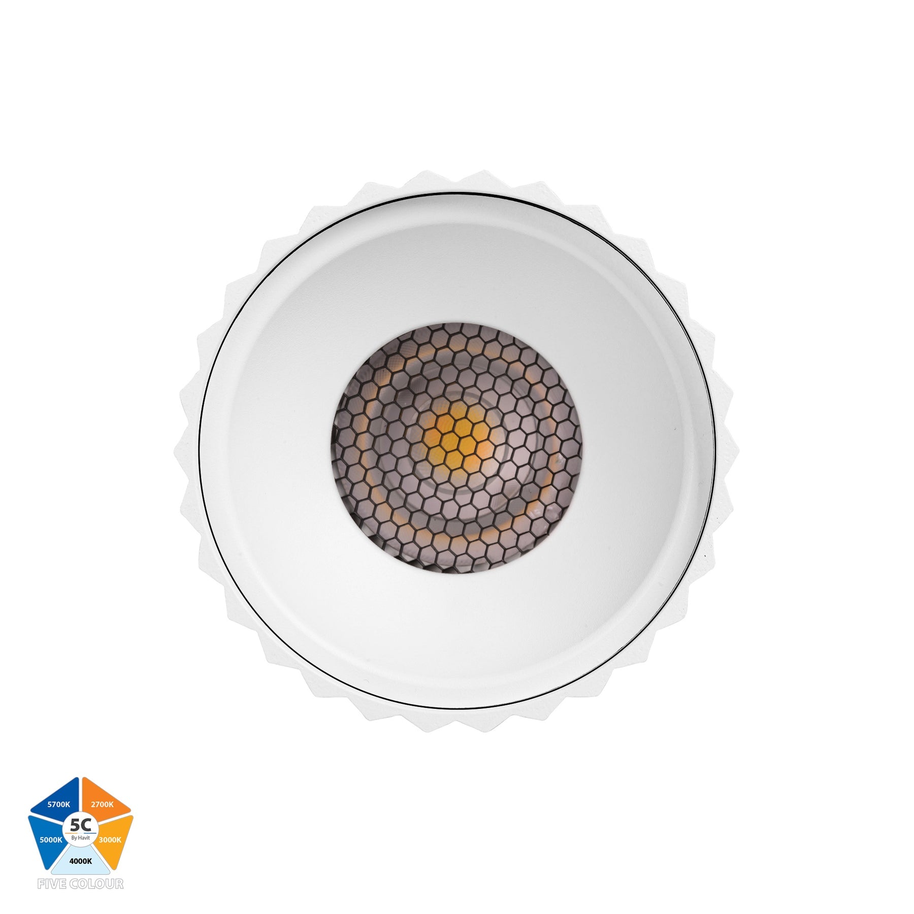 Havit Lighting Nella White 12w Surface Mounted LED Downlight