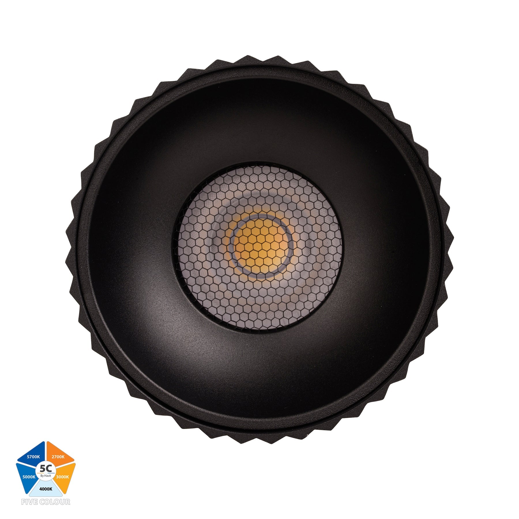 Havit Lighting Nella Black 24w Surface Mounted LED Downlight