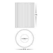 Havit Lighting Nella White 24w Surface Mounted LED Downlight