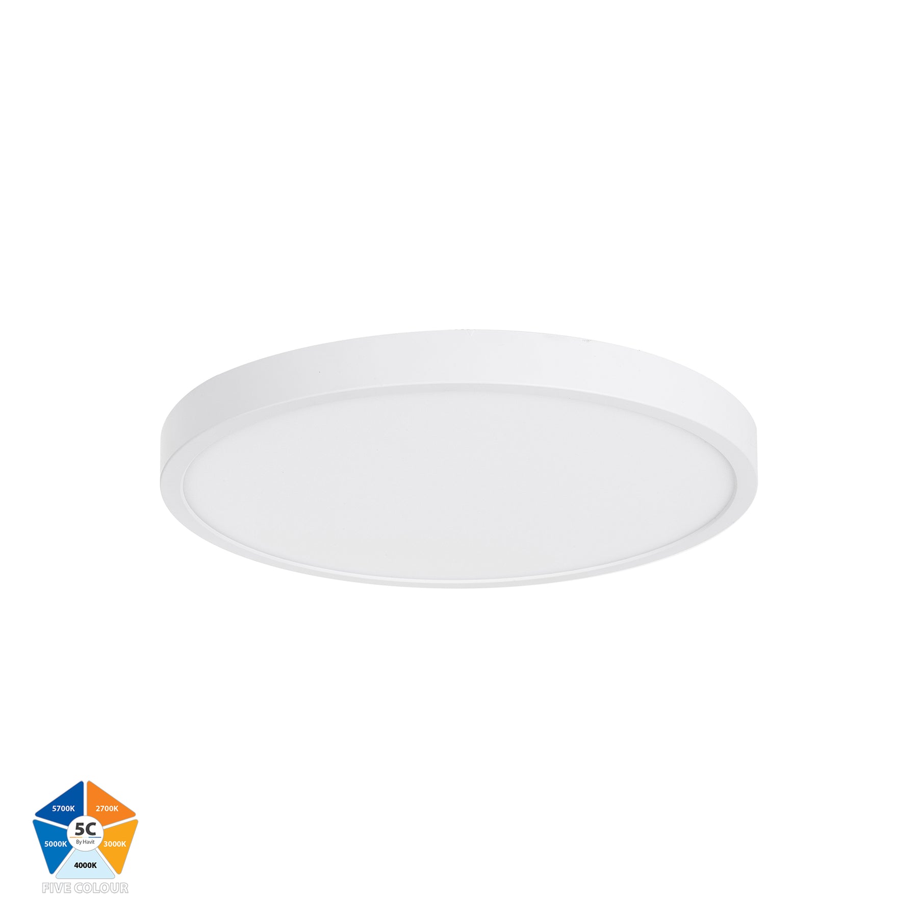 Havit Lighting Auster White 24w LED Ceiling Mounted Oyster Light