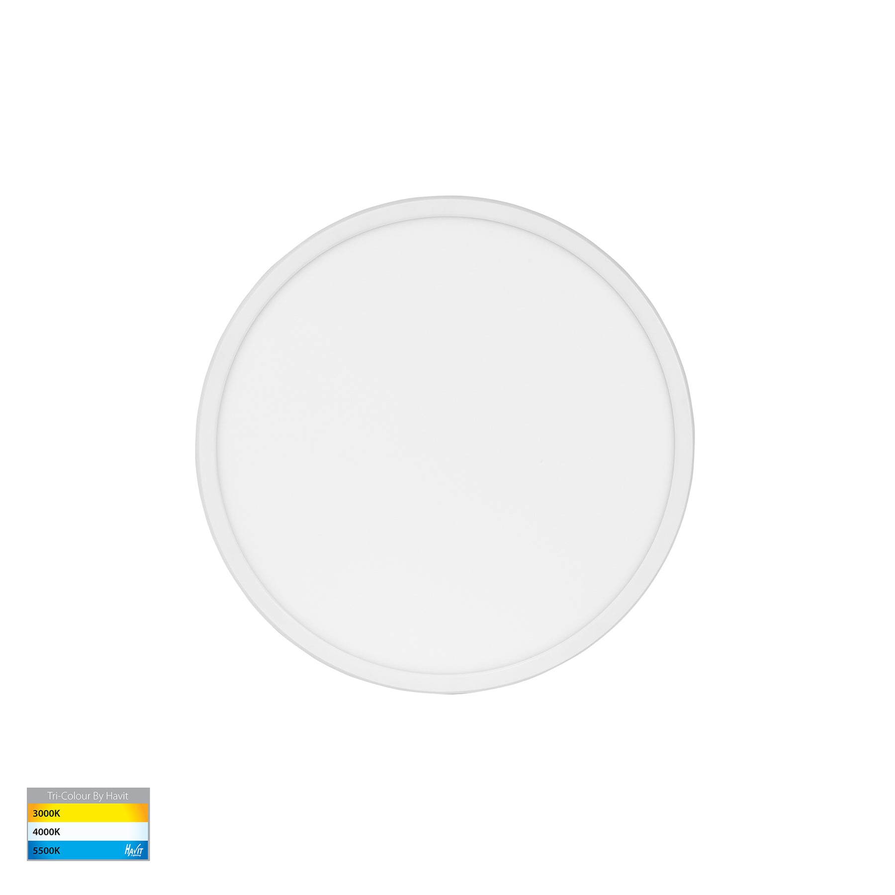 Havit Lighting Slim White 16w LED Ceiling Mounted Oyster Light