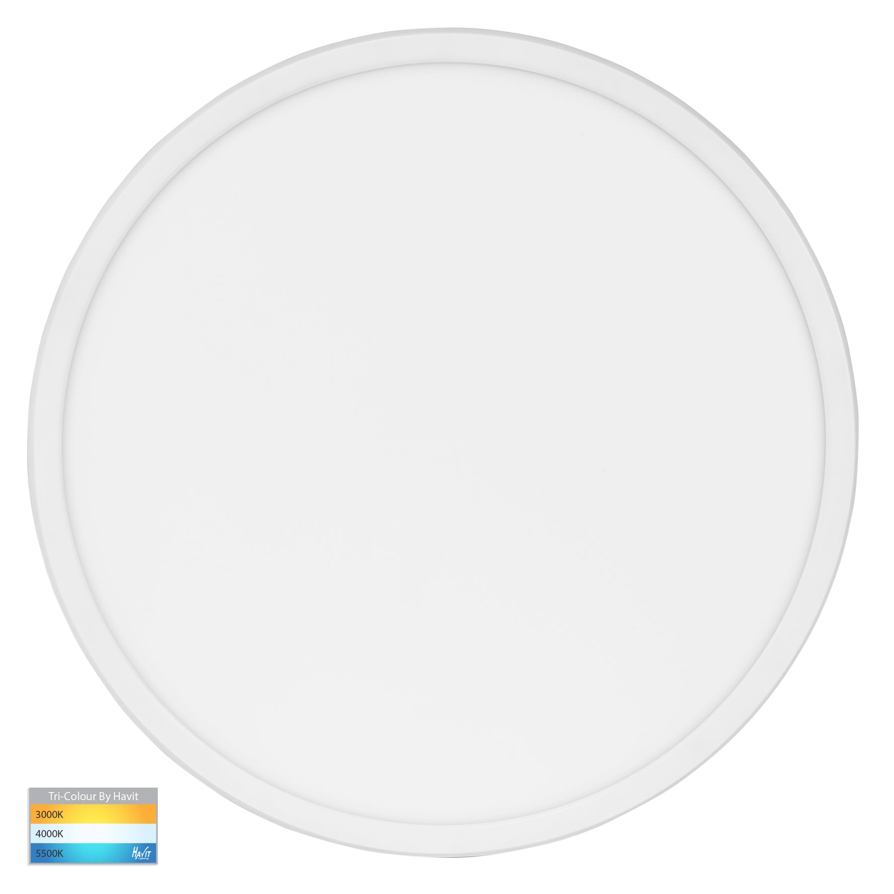 Havit Lighting Slim White 40w LED Ceiling Mounted Oyster Light