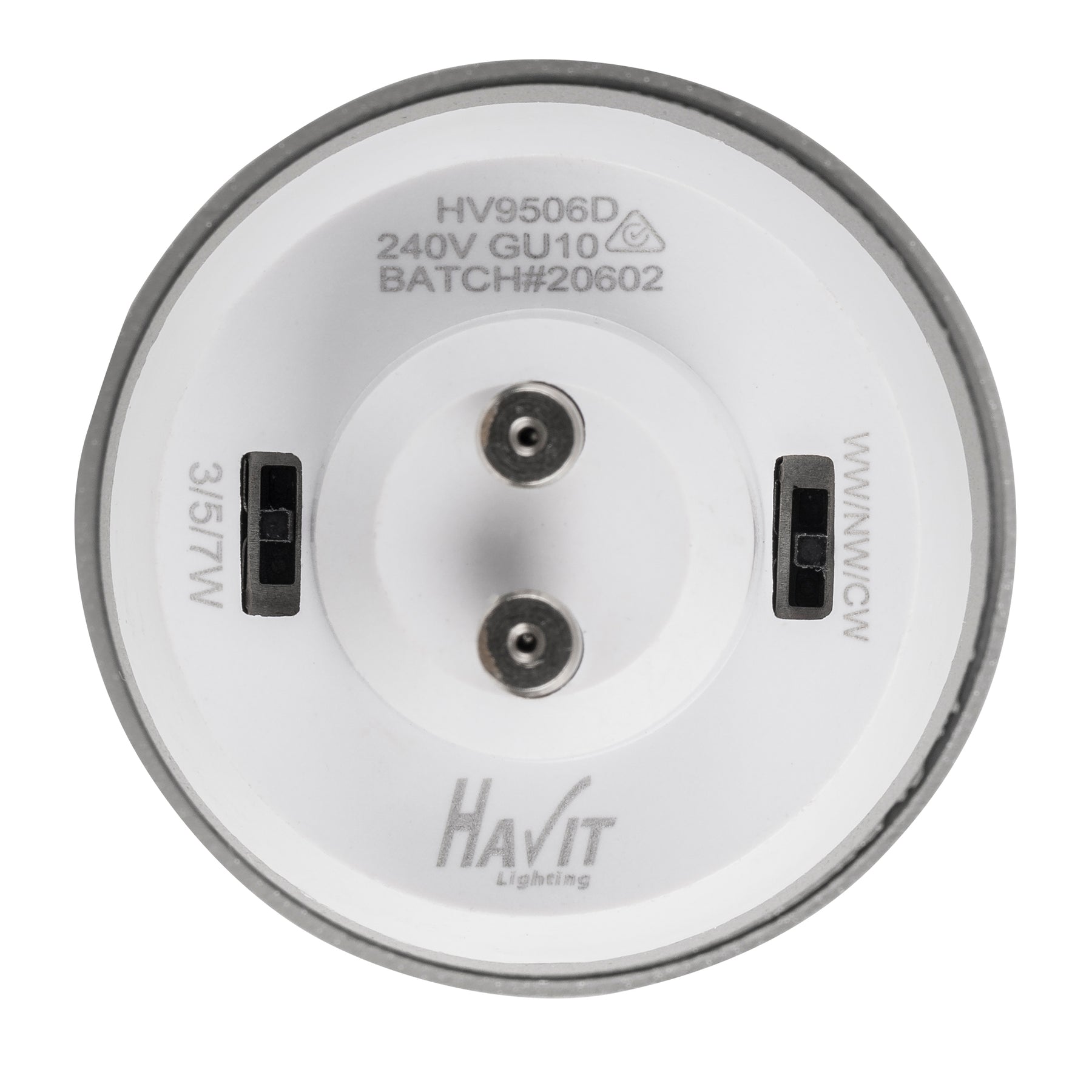 Havit Lighting Lexan White 9in1 Surface Mounted GU10 LED Downlight