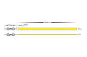 Havit Lighting 14w IP20 24v DC 3000K COB LED Strip
