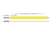 Havit Lighting 25w IP20 24v DC 3000K COB LED Strip