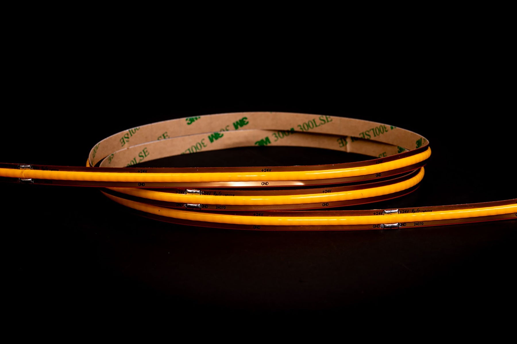 Havit Lighting 12w IP20 24v DC 3000K Free Cut COB Dotless LED Strip