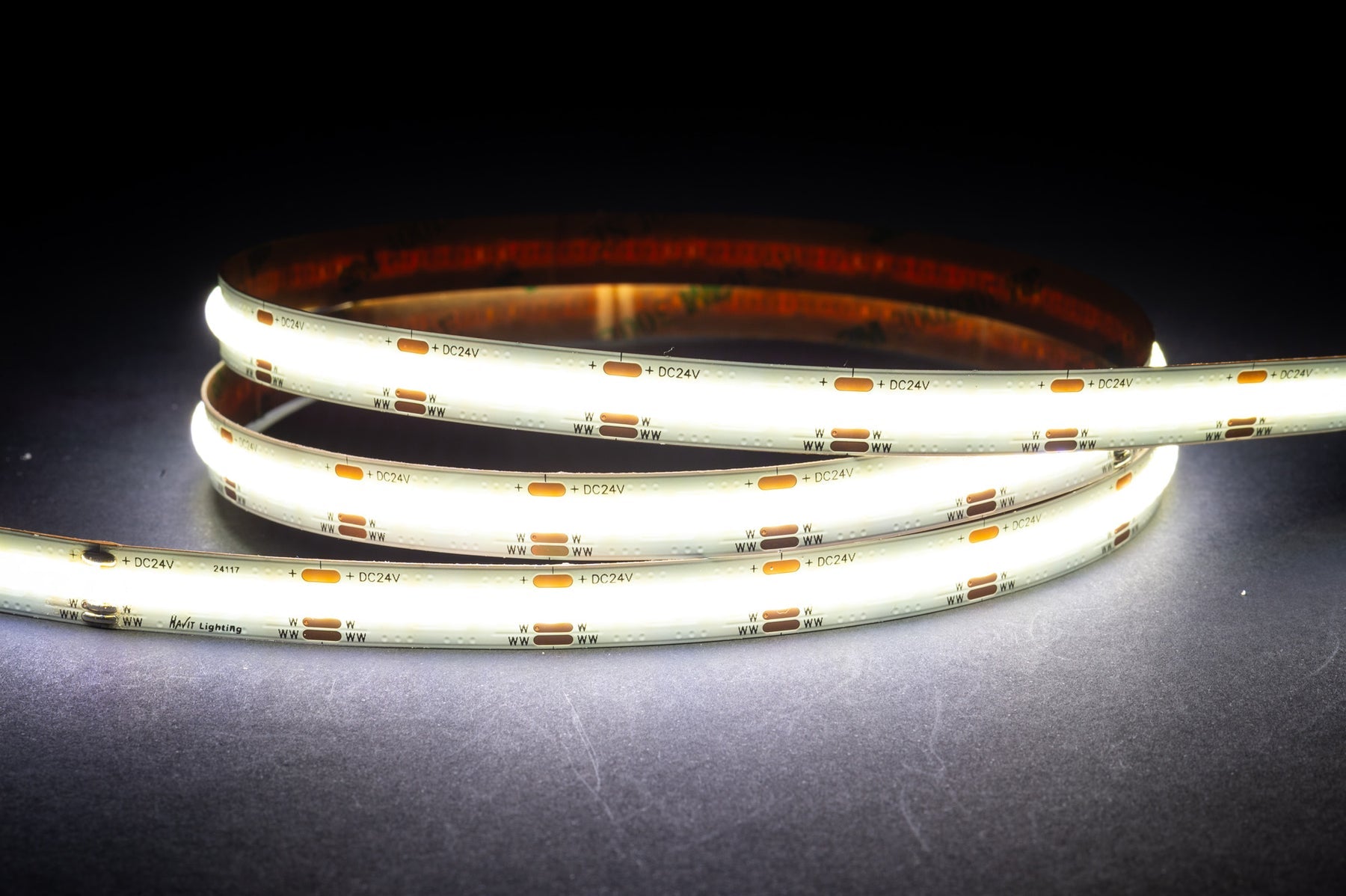 Havit Lighting 14.4w IP20 24v DC CT COB Dotless LED Strip