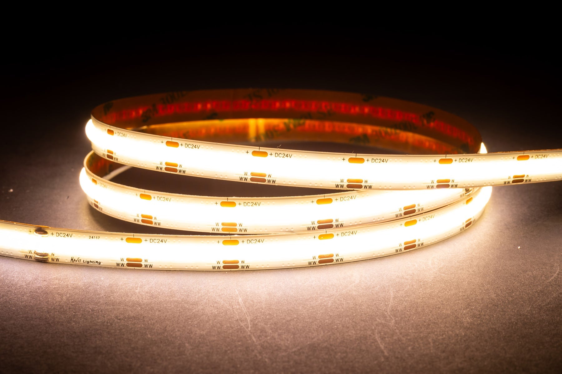 Havit Lighting 14.4w IP20 24v DC CT COB Dotless LED Strip