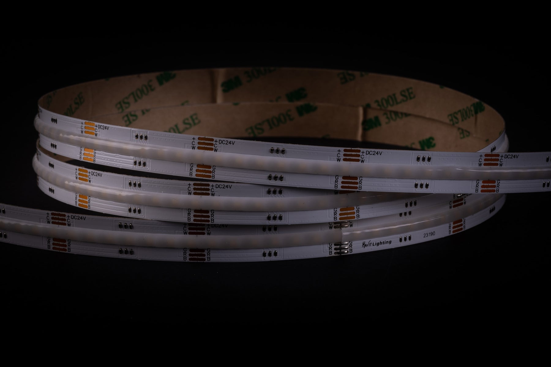 Havit Lighting 20w IP20 24v DC COB RGBCW LED Strip