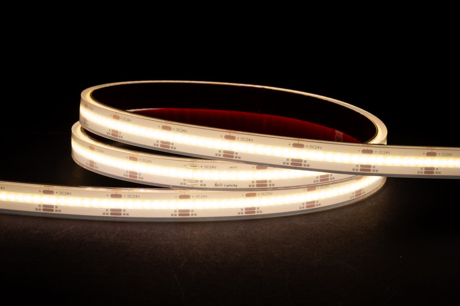 Havit Lighting 14.4w IP67 24v DC CT COB Dotless LED Strip