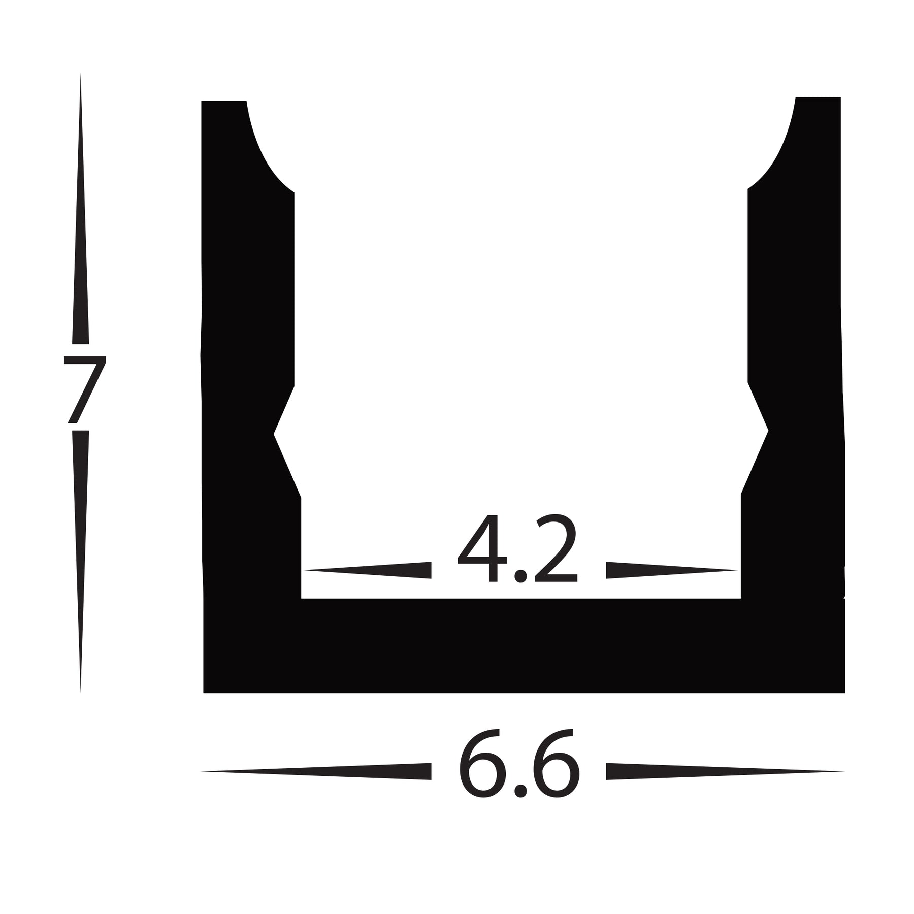 Havit Lighting Aluminium Channel to suit HV9791 Side Bend Flexible Neon LED Strip