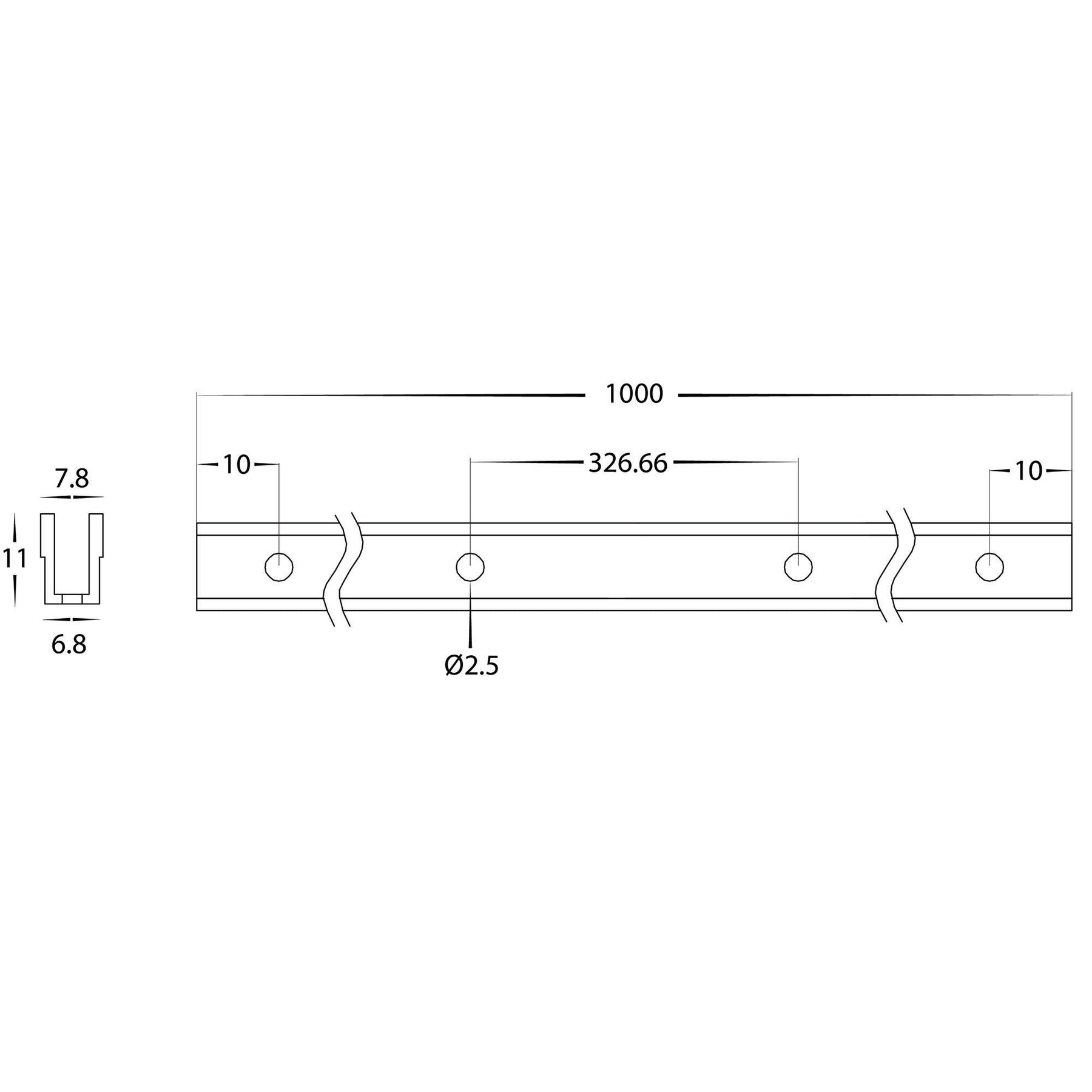 Havit Lighting PVC Channel to suit HV9791 Side Bend Flexible Neon LED Strip
