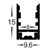 Havit Lighting Aluminium Channel to suit HV9792 Flexible Side Bend Neon LED Strip