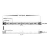 Havit Lighting 14.4w IP67 24v DC Side Bend HaviFlex Flexible Neon LED Strip 4000k