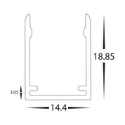 Havit Lighting 14.4w IP67 24v DC Side Bend HaviFlex Flexible Neon LED Strip 4000k