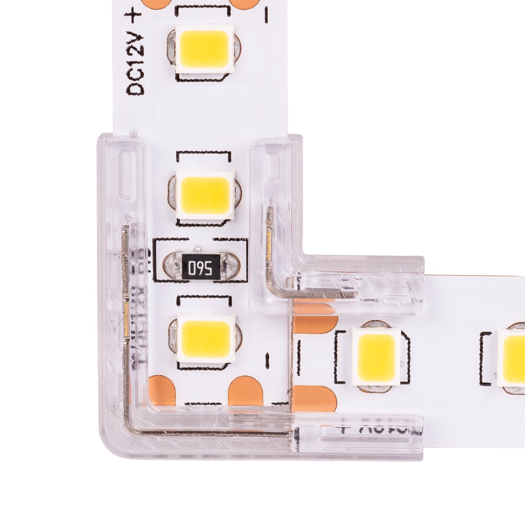 Havit Lighting L Shape LED Strip Connector to suit IP20 10mm PCB LED Strip