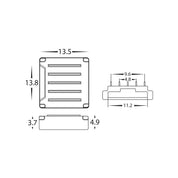Havit Lighting LED Strip Connector to suit IP20 12mm PCB RGBC or RGBW LED Strip