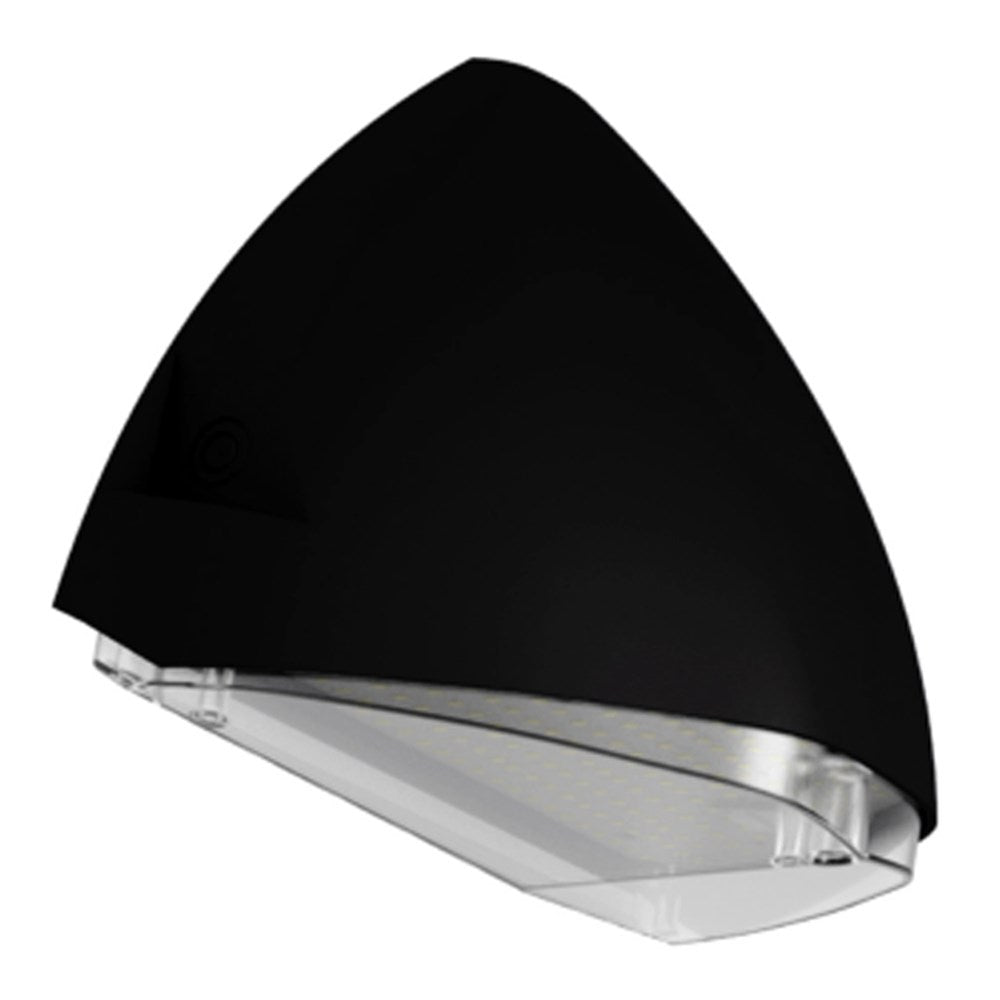 Heavy Duty Outdoor LED Wall Light CCT 10w/17w/25w Black and Milky Lens