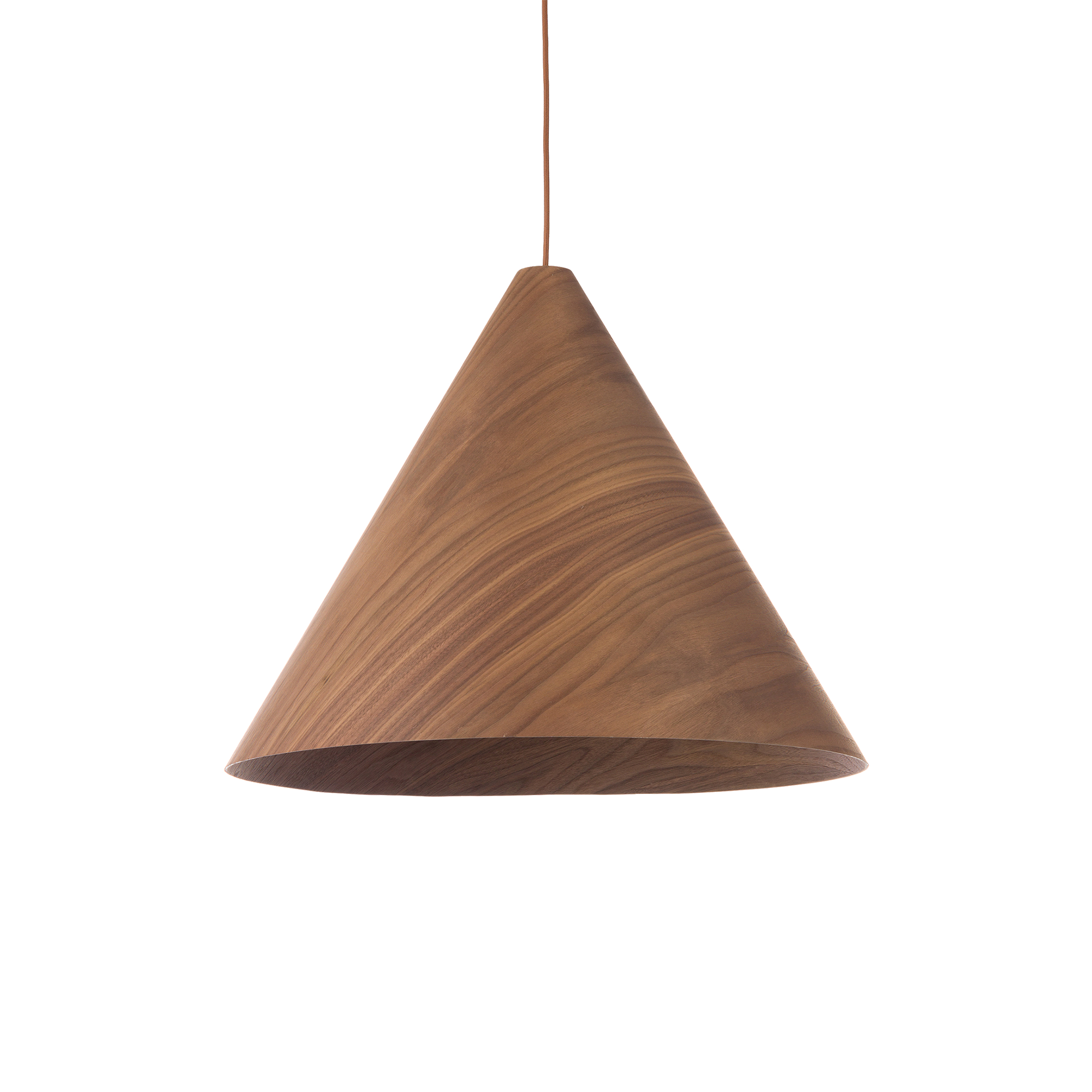 Hugo Pendant Light Small, Medium, Large in Natural or Walnut
